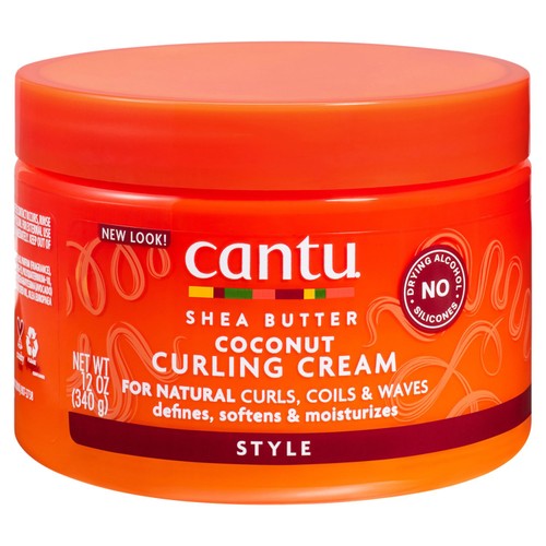 Cantu shea butter coconut curling cream tub