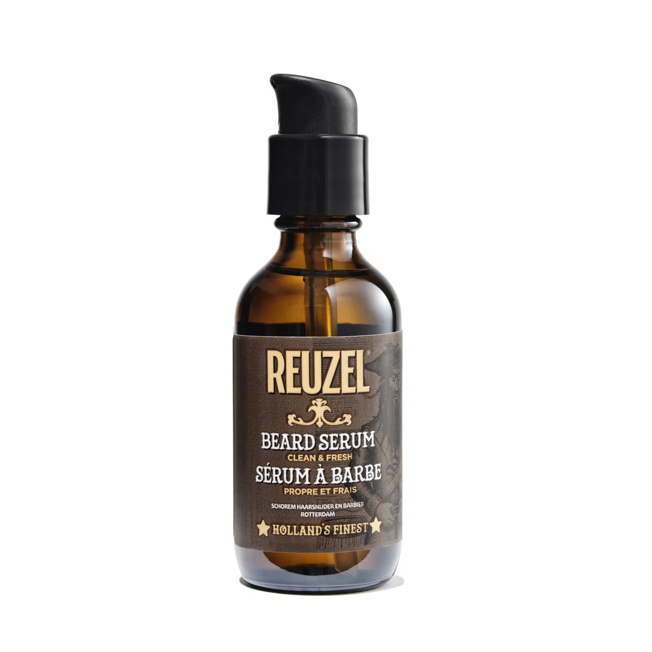 Reuzel clean and fresh beard serum bottle